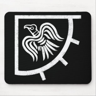 Alfombrilla De Ratón Bandera ondulante Raven
