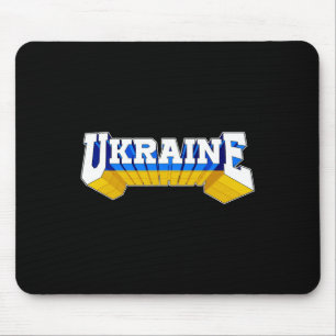 Alfombrilla De Ratón Bandera orgullosa de Ucrania ucraniano 