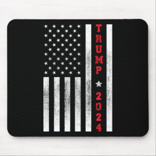 Alfombrilla De Ratón Bandera Patriótica 4 De Julio De Trump 2024