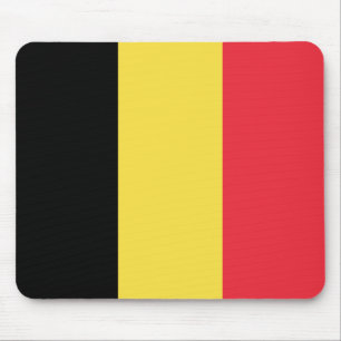 Alfombrilla De Ratón Bandera patriótica belga