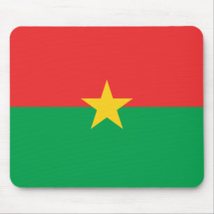 Alfombrilla De Ratón Bandera patriótica de Burkina Faso