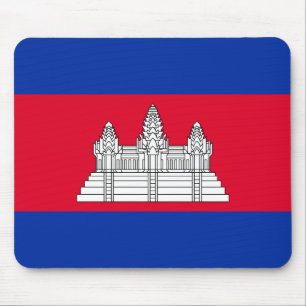 Alfombrilla De Ratón Bandera Patriótica De Camboya