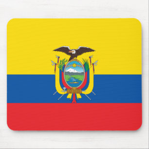 Alfombrilla De Ratón Bandera Patriótica de Ecuador
