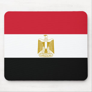Alfombrilla De Ratón Bandera patriótica de Egipto