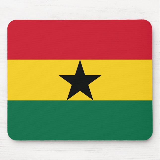 Alfombrilla De Ratón Bandera patriótica de Ghana (Frente)