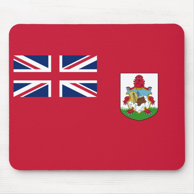 Alfombrilla De Ratón Bandera patriótica de las Bermudas (Frente)
