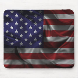 Alfombrilla De Ratón Bandera Patriótica De Los Estados Unidos De Améric