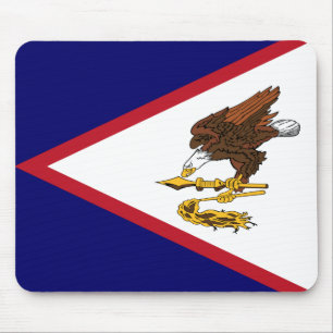 Alfombrilla De Ratón Bandera Patriótica de Samoa Americana