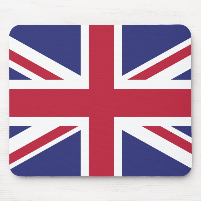 Alfombrilla De Ratón Bandera Patriótica del Reino Unido (Frente)