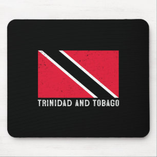 Alfombrilla De Ratón Bandera patriótica desgastada de Trinidad y Tobago