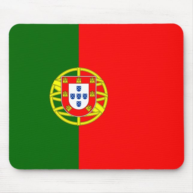 Alfombrilla De Ratón Bandera portuguesa (Portugal) (Frente)