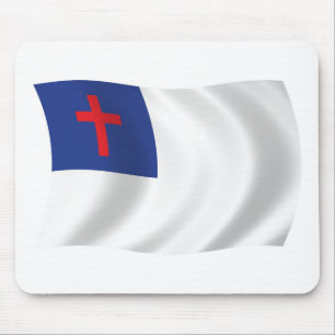 Alfombrilla De Ratón Bandera religiosa cristiana Mousepad