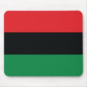 Alfombrilla De Ratón Bandera roja, negra y verde