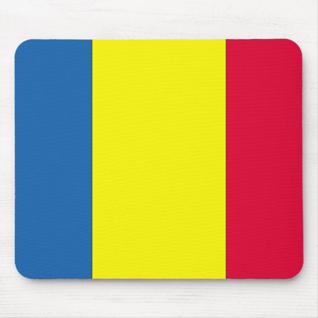Alfombrilla De Ratón Bandera rumana (Frente)