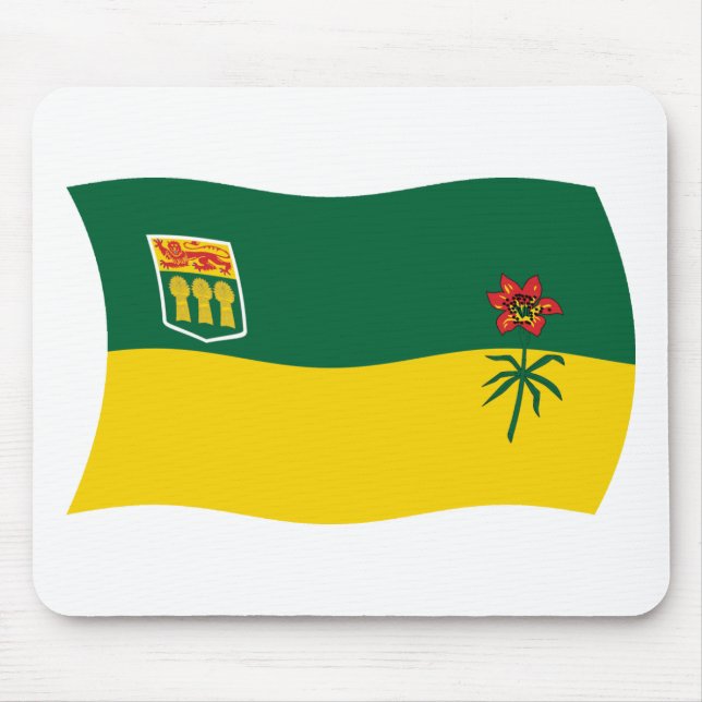 Alfombrilla De Ratón Bandera Saskatchewan Mousepad (Frente)