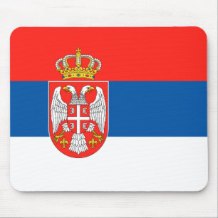 Alfombrilla De Ratón Bandera serbia