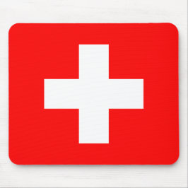 Alfombrilla De Ratón Bandera suiza (Suiza)