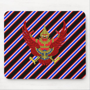 Alfombrilla De Ratón Bandera tailandesa de las rayas