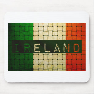 Alfombrilla De Ratón Bandera tejida de Irlanda