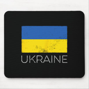 Alfombrilla De Ratón Bandera ucraniana de Ucrania Bandera vintage mini
