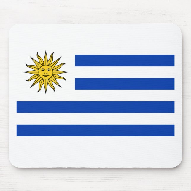 Alfombrilla De Ratón Bandera Uruguay (Frente)