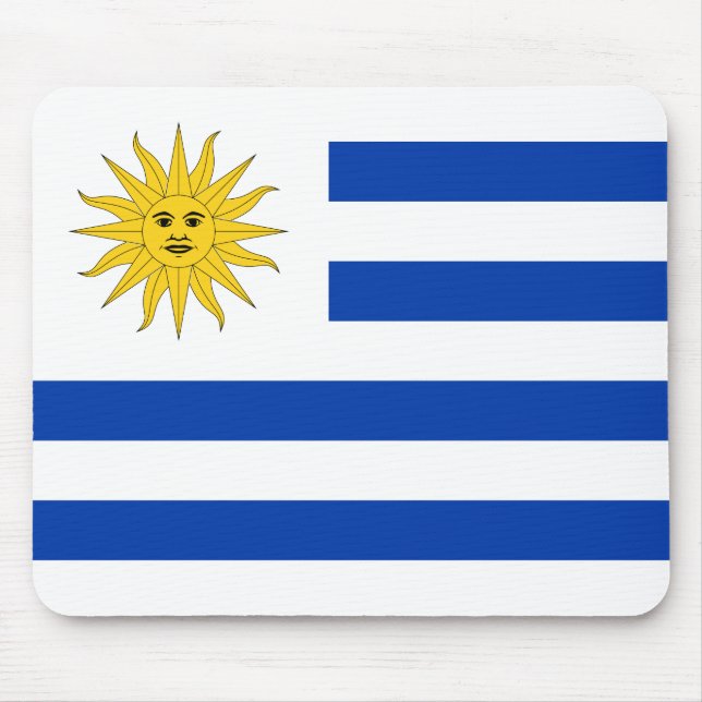 Alfombrilla De Ratón Bandera uruguaya (Frente)