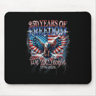 Alfombrilla De Ratón Bandera Vintage 250 Años Americano 1776 2026 250º