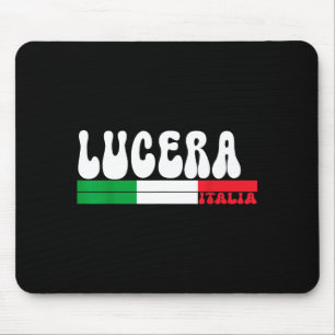 Alfombrilla De Ratón Bandera vintage de Italia para viajeros de Lucera