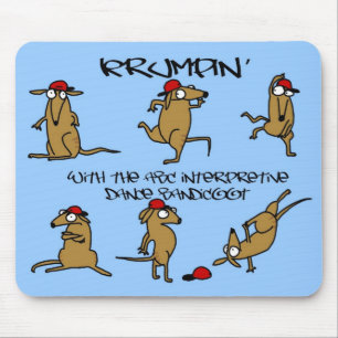 Alfombrilla De Ratón Bandicoot Krumpad de la danza interpretativa de