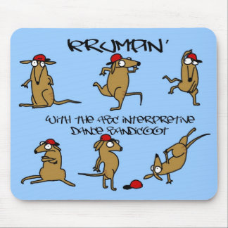 Alfombrilla De Ratón Bandicoot Krumpad de la danza interpretativa de