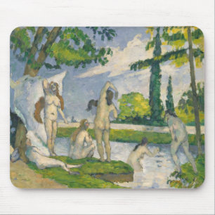 Alfombrilla De Ratón Bañistas de Paul Cezanne el