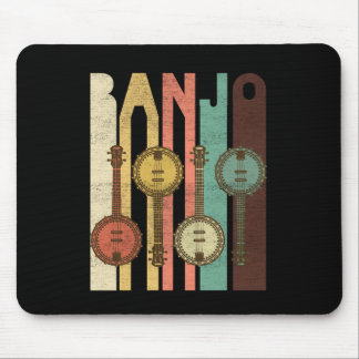 Alfombrilla De Ratón Banjo Country Music Instrument Bluegrass Band Gift