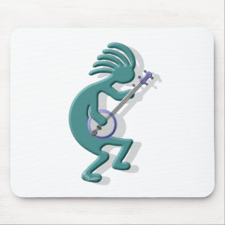 Alfombrilla De Ratón Banjo de Kokopelli