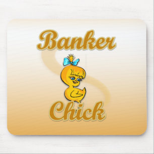 Alfombrilla De Ratón Banker Chick