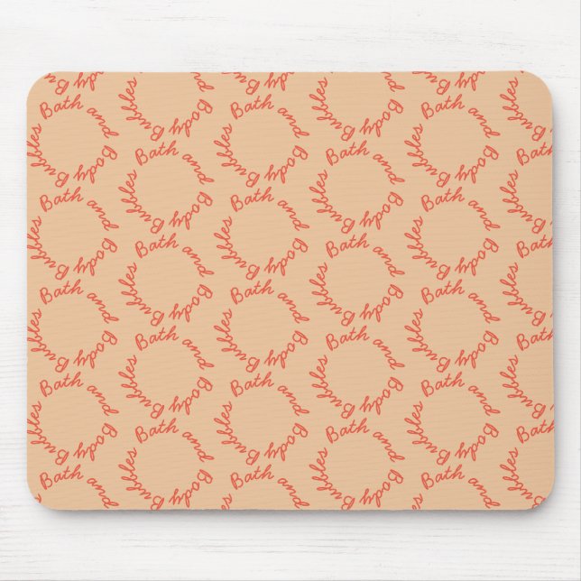 Alfombrilla De Ratón Baño de burbujas y cuerpo de negro huérfano (Frente)