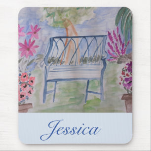 Alfombrilla De Ratón Baño de jardín de verano