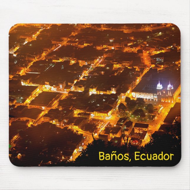 Alfombrilla De Ratón Banos, Ecuador (Frente)