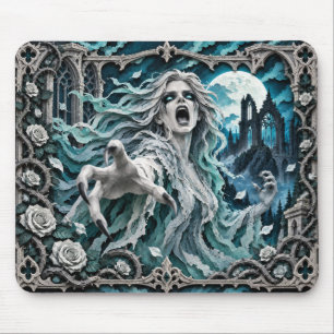 Alfombrilla De Ratón Banshee, Monstruo de Papel Recortado