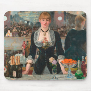Alfombrilla De Ratón Bar en el Folies-Bergère Edouard Manet