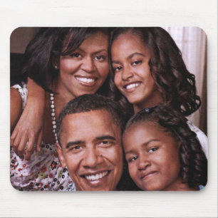 Alfombrilla De Ratón Barack Obama, Family Love_Mousepad