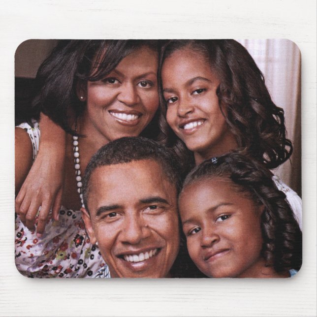 Alfombrilla De Ratón Barack Obama, Family Love_Mousepad (Frente)