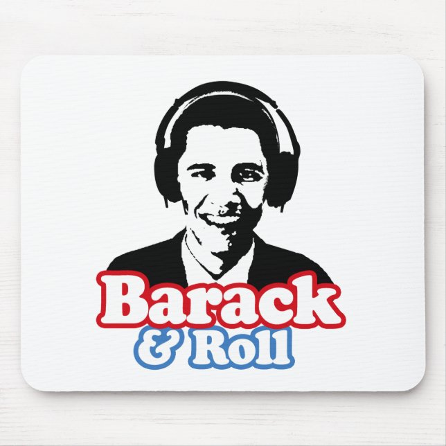 ALFOMBRILLA DE RATÓN BARACK Y ROLLO (Frente)