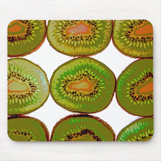 Alfombrilla De Ratón Barajas de Kiwi (Frente)