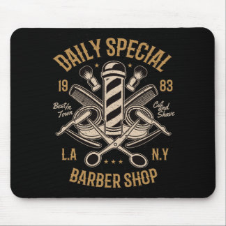 Alfombrilla De Ratón Barber Shop especial diario LA NY Cut and Shave