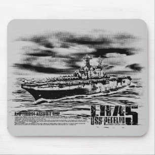 Alfombrilla De Ratón Barco de asalto anfibio Peleliu Mousepad