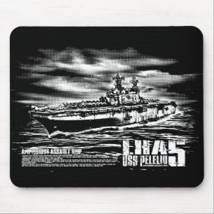 Alfombrilla De Ratón Barco de asalto anfibio Peleliu Mousepad