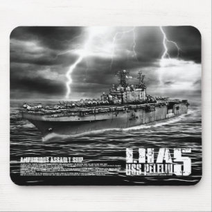 Alfombrilla De Ratón Barco de asalto anfibio Peleliu Mousepad