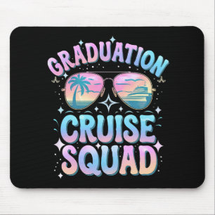 Alfombrilla De Ratón Barco de crucero de graduación de la escuadra retr