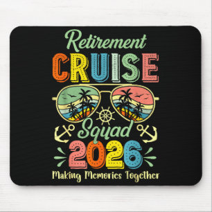 Alfombrilla De Ratón Barco de jubilación vintage Escuadrón 2026 Crucero