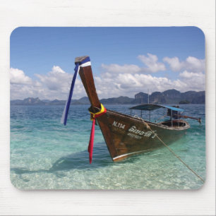 Alfombrilla De Ratón Barco de Longtail - Tailandia Mousepad